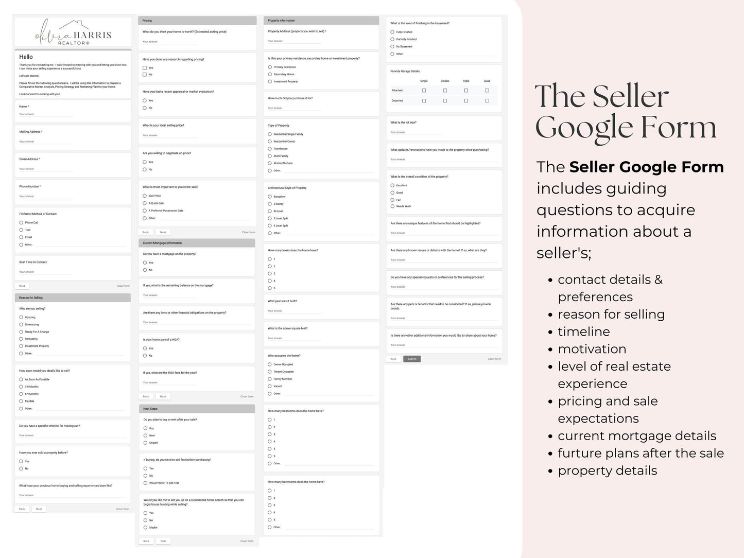 Buyer and Seller Intake Questionnaire