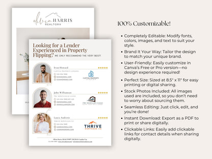 Home Flipping Guide | 21-Page Canva Template for Real Estate Agents