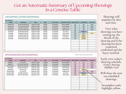Showings Tracker