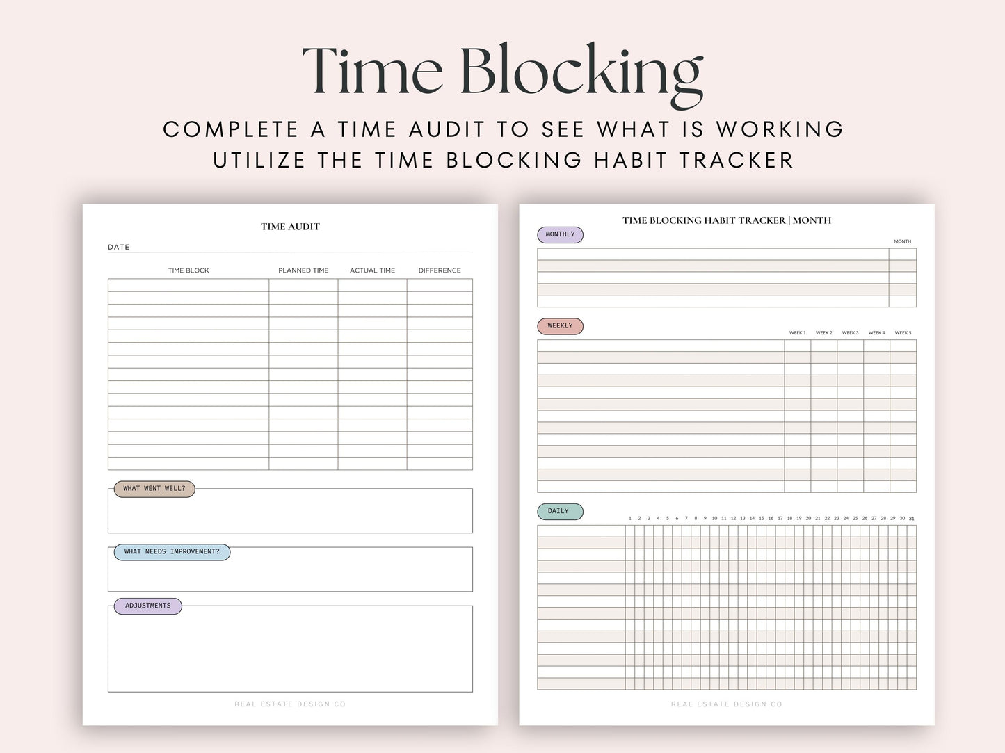 Time Blocking Planner