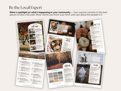 Real Estate Autumn Lead Magnet | 10-Page Canva Template for Agents