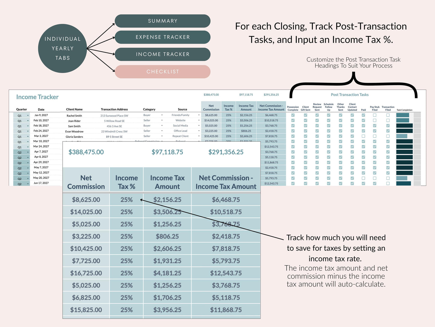 10 Year Income & Expense Tracker