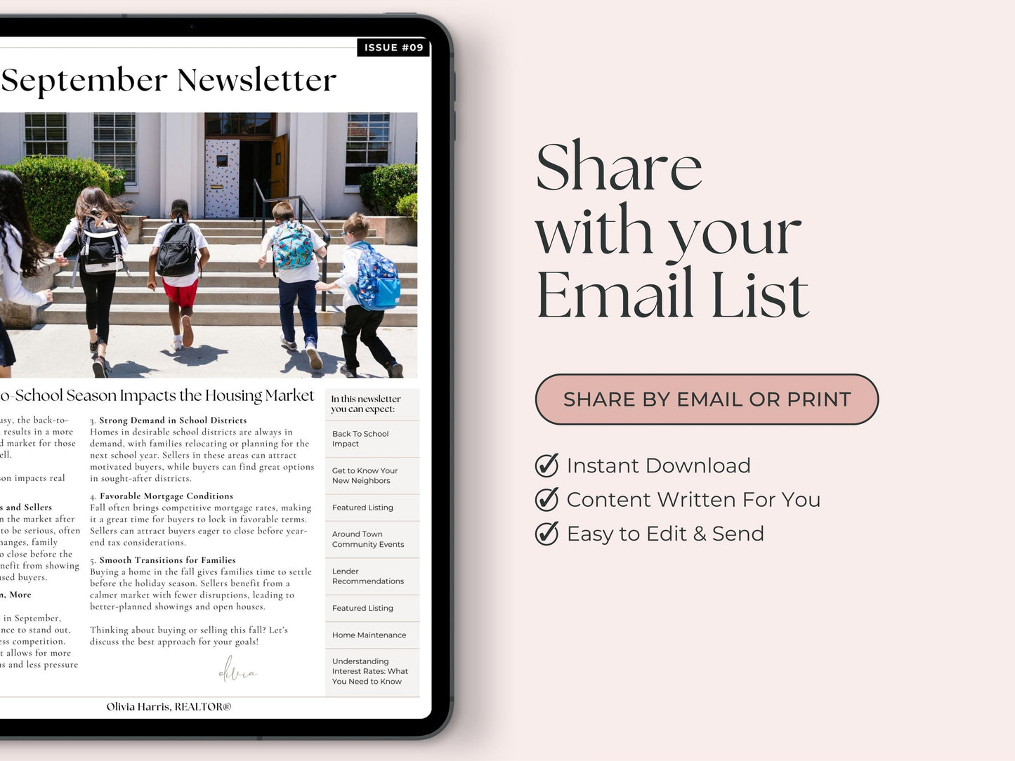 September Newsletter Vol 1