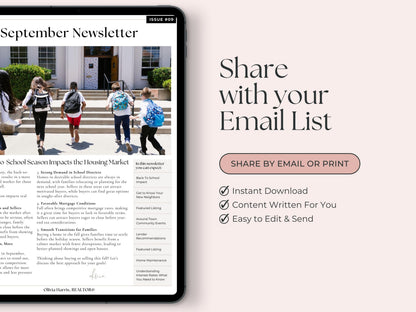 September Newsletter Vol 1