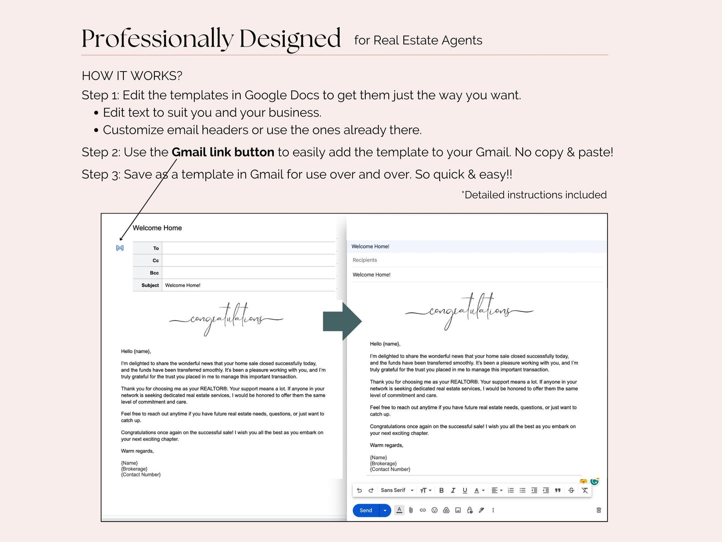 Seller Transaction Email Templates