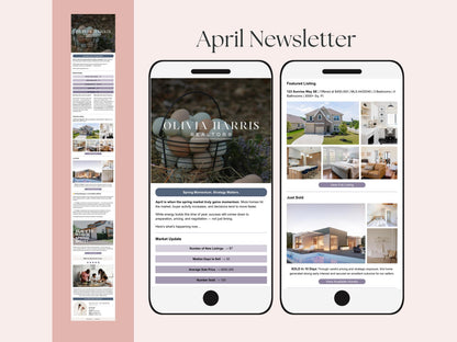Monthly Email Newsletter Template Bundle