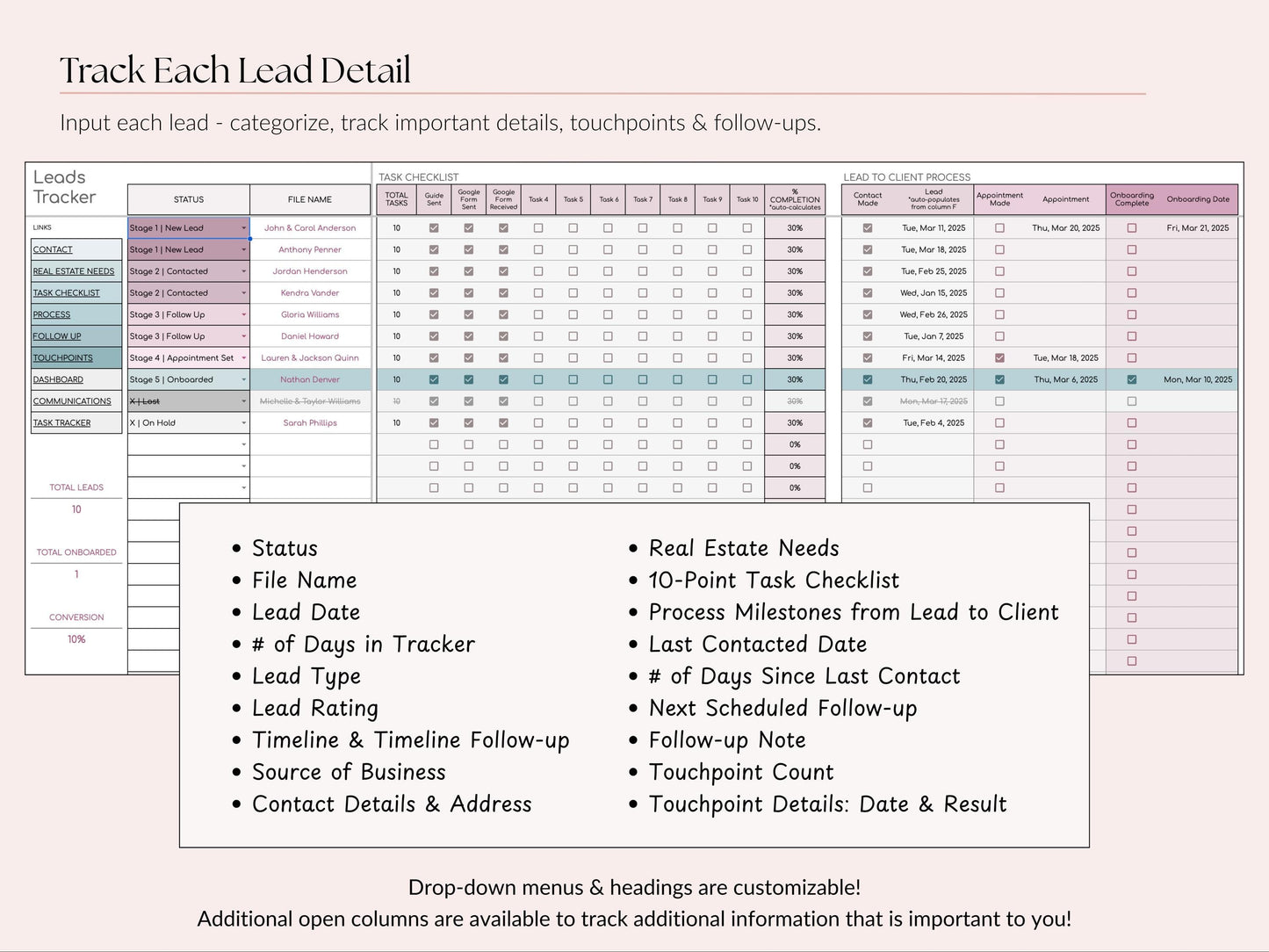 Leads Tracker