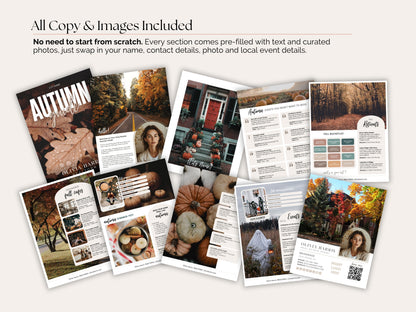 Real Estate Autumn Lead Magnet | 10-Page Canva Template for Agents