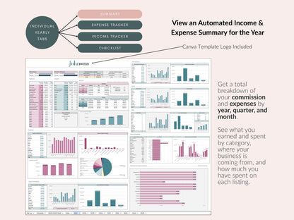 10 Year Income & Expense Tracker