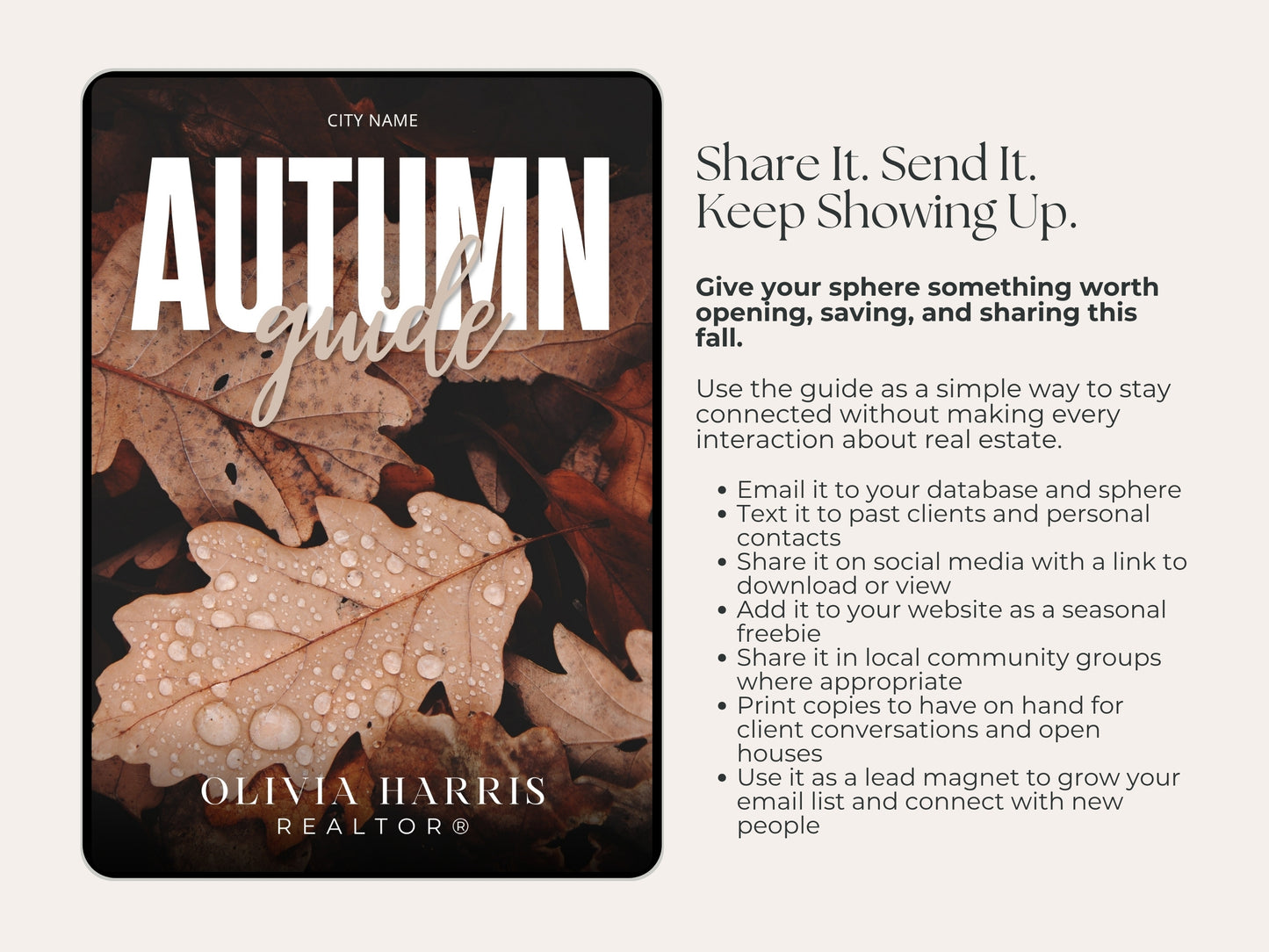 Real Estate Autumn Lead Magnet | 10-Page Canva Template for Agents