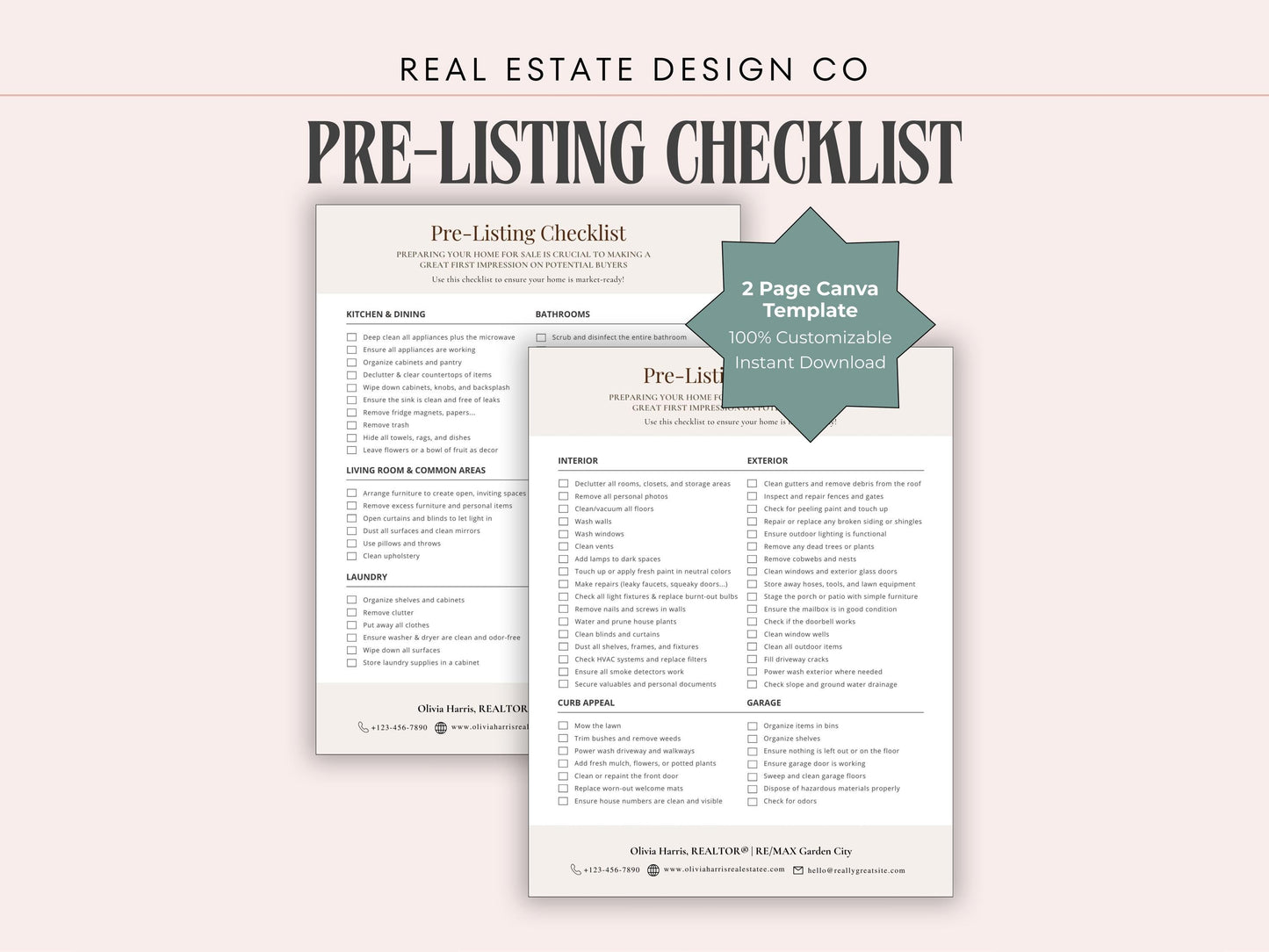 Seller Pre-Listing Checklist