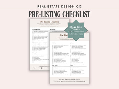 Seller Pre-Listing Checklist