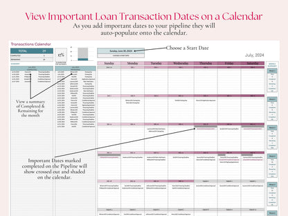 Loan Officer Pipeline with Task Tracker