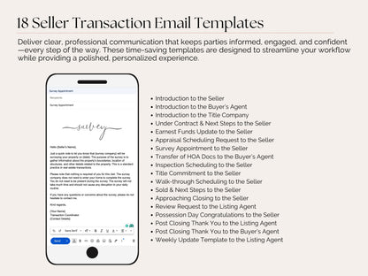 50 Transaction Coordinator Email Templates | Google Docs