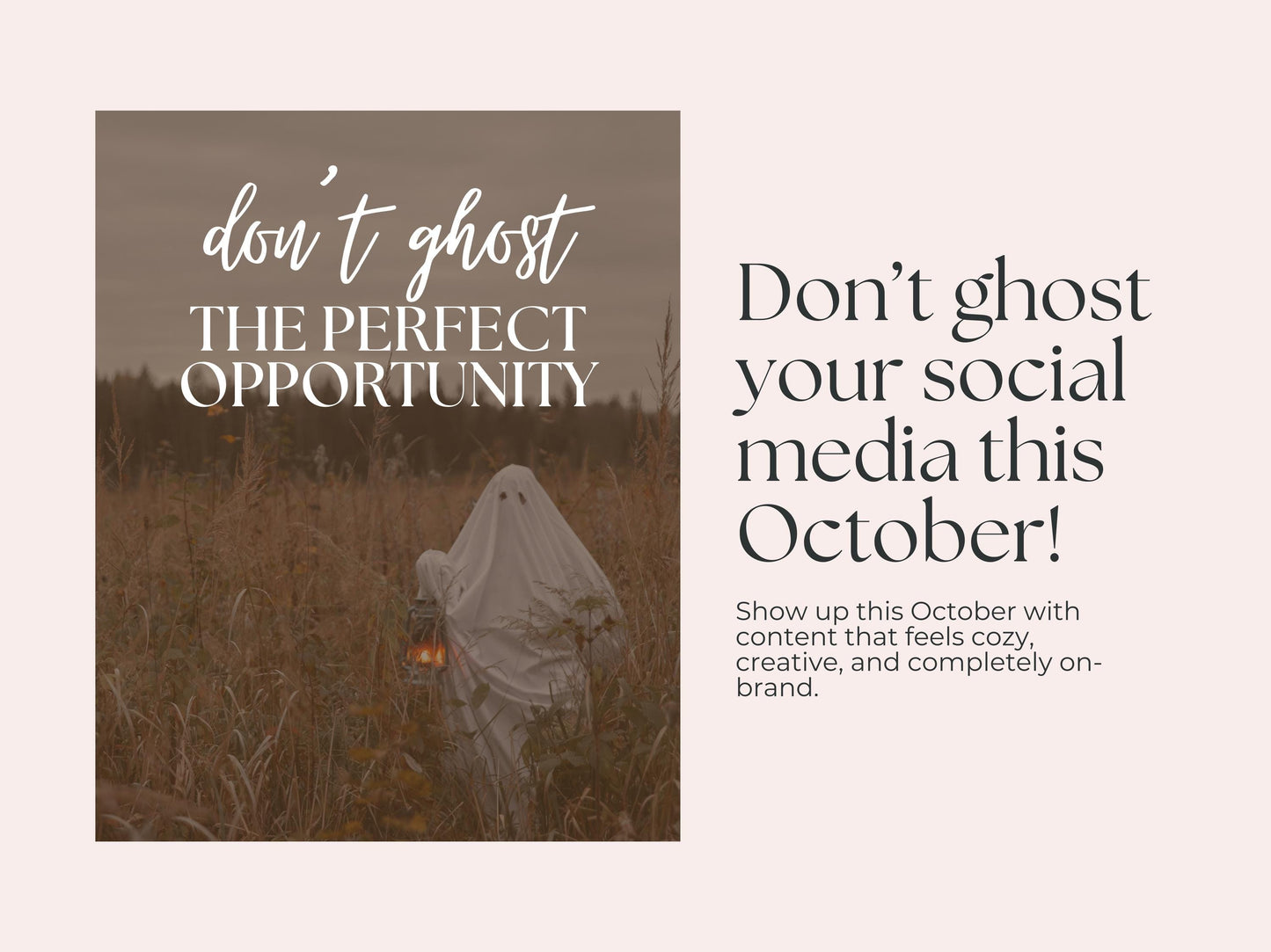 October Social Media Instagram Posts