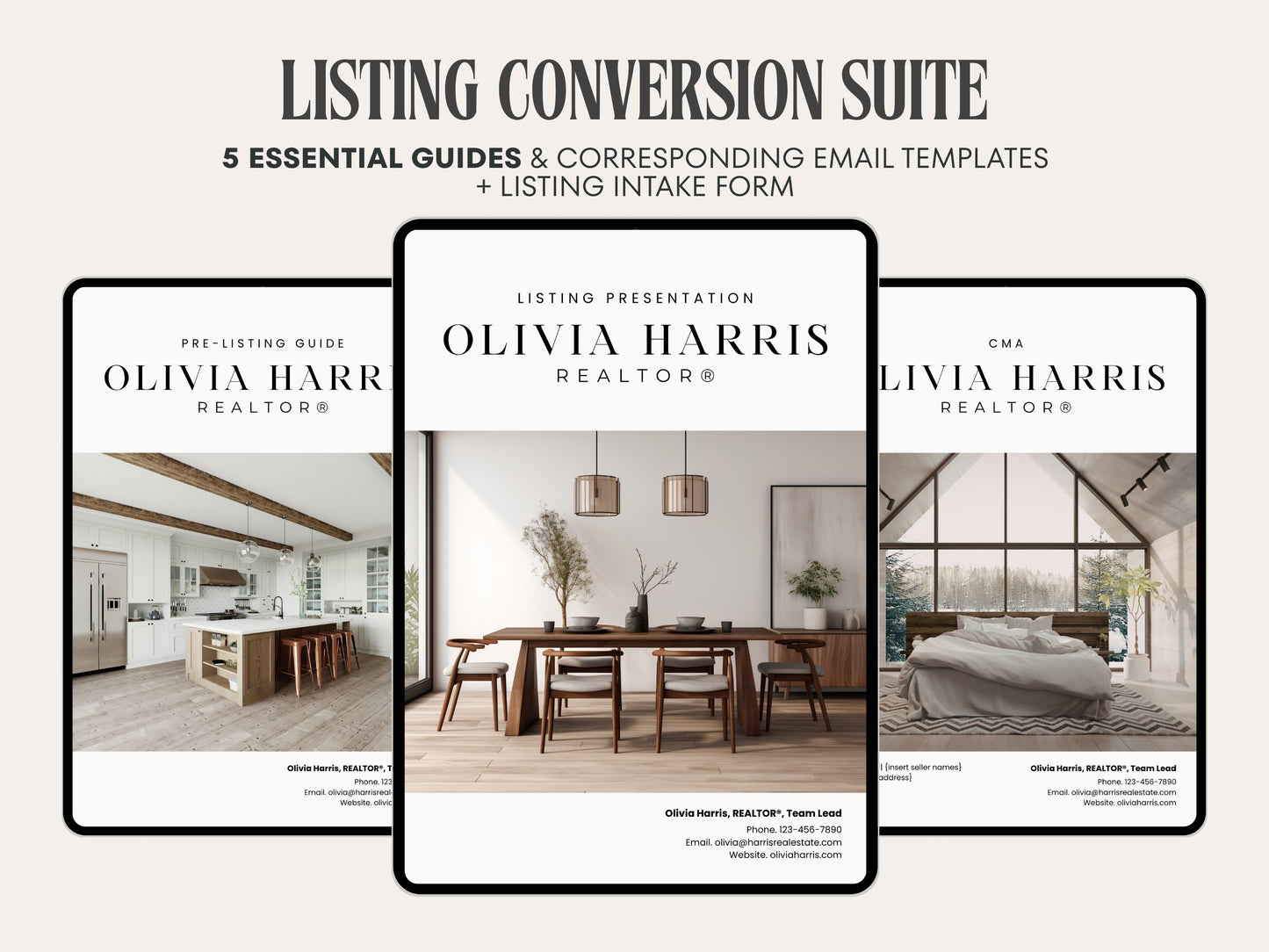 Listing Conversion Suite – Real Estate Canva Templates for Agents