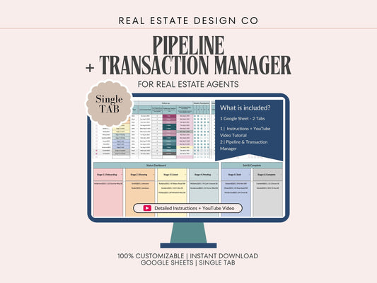 Real Estate Pipeline + Transaction Manager