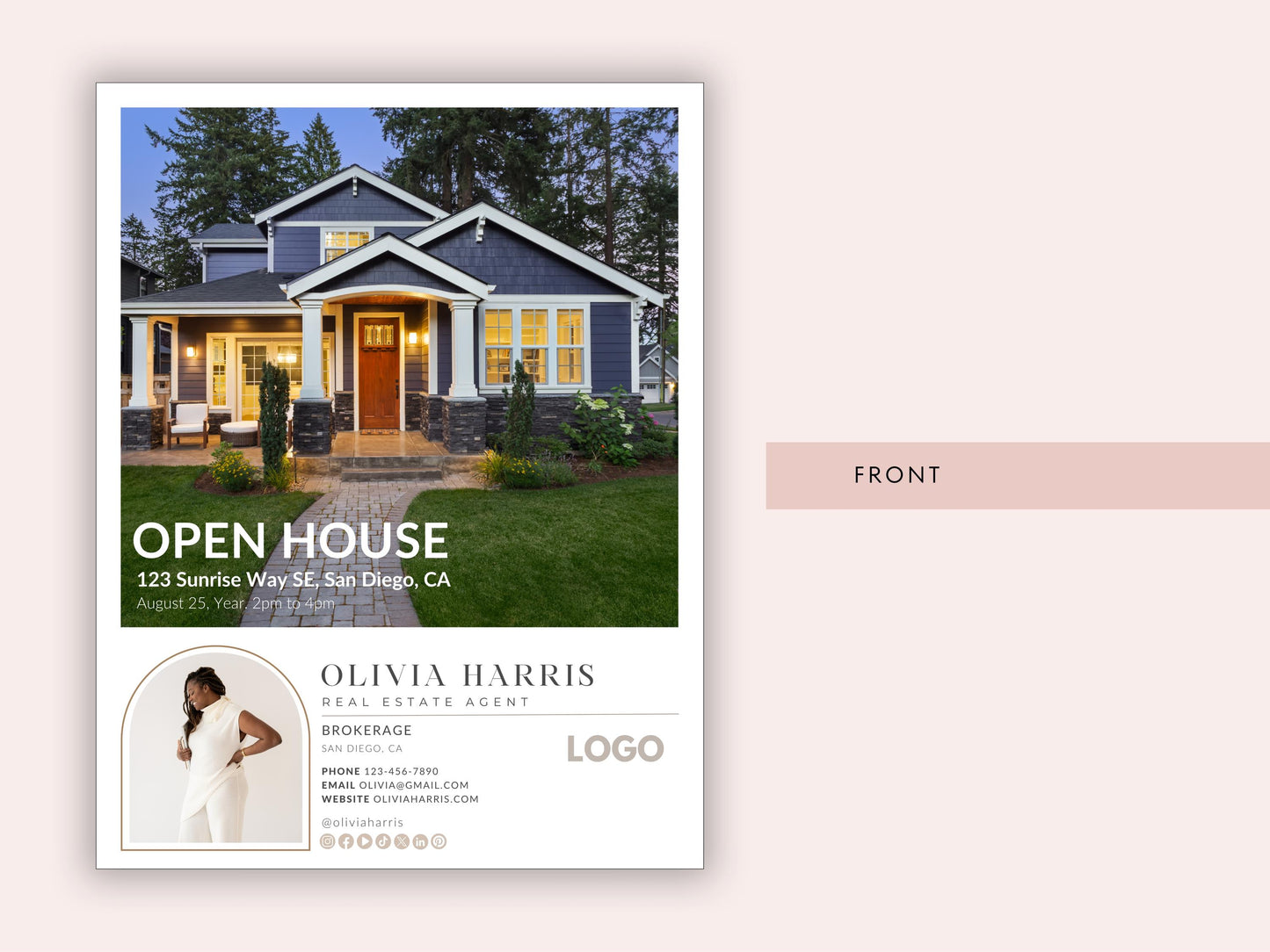 Co-Branded Open House Flyer