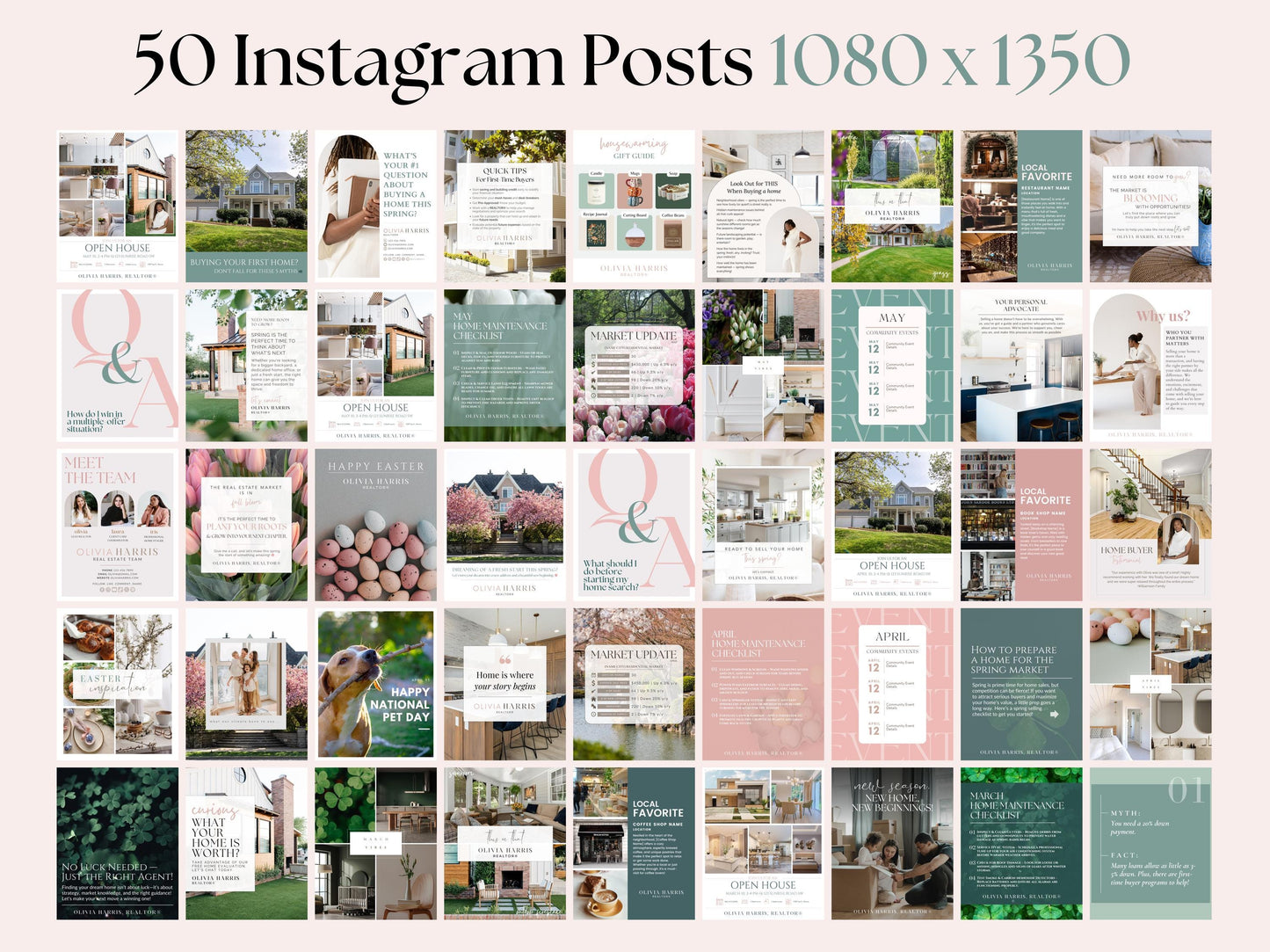 Spring Marketing Instagram Templates