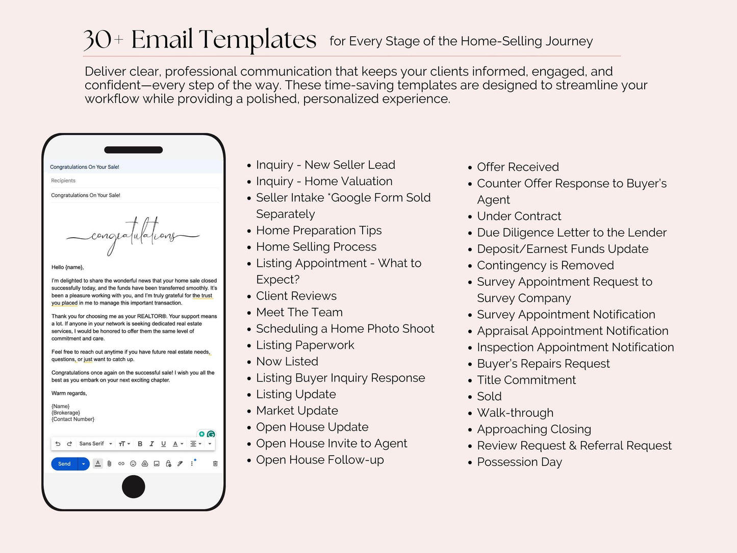 Buyer & Seller Email Templates