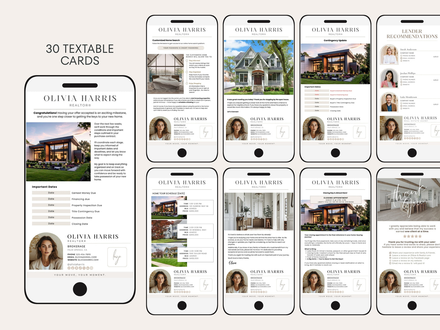 Buyer Transaction Kit for Real Estate Agents - 80+ Canva Email & Text Templates