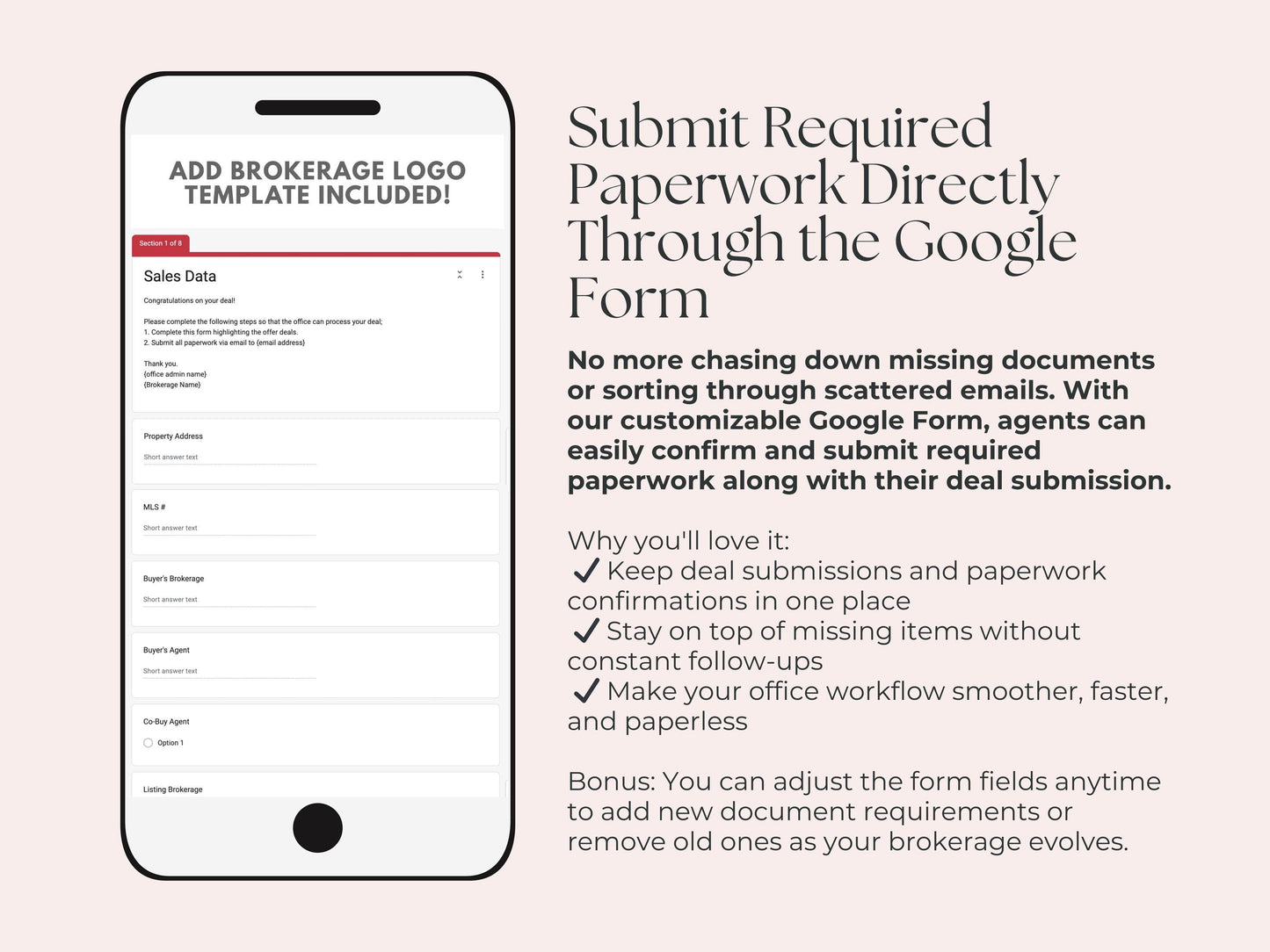 Real Estate Office Deal Submission System