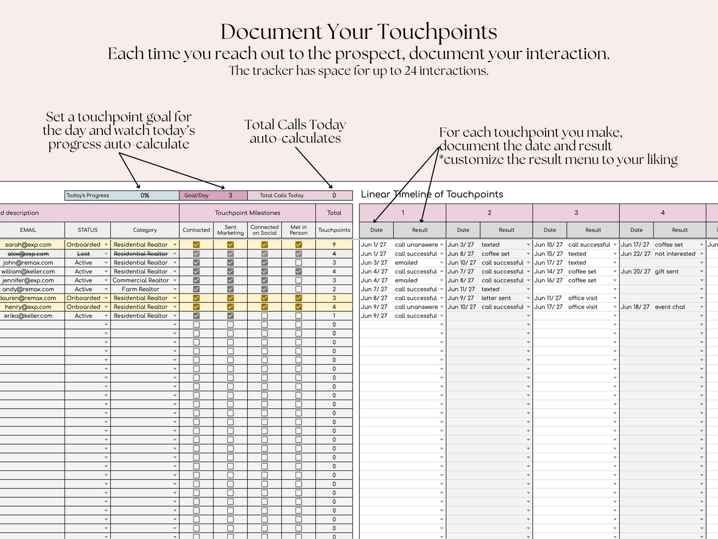 TC Business Prospecting Tracker