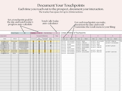 TC Business Prospecting Tracker