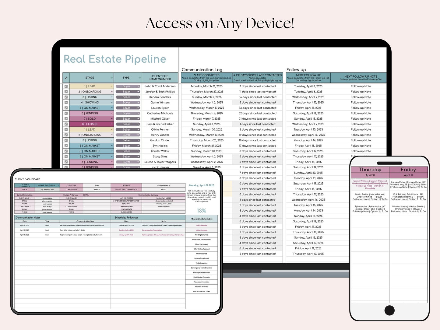 Pipeline + Follow-Up Tracker