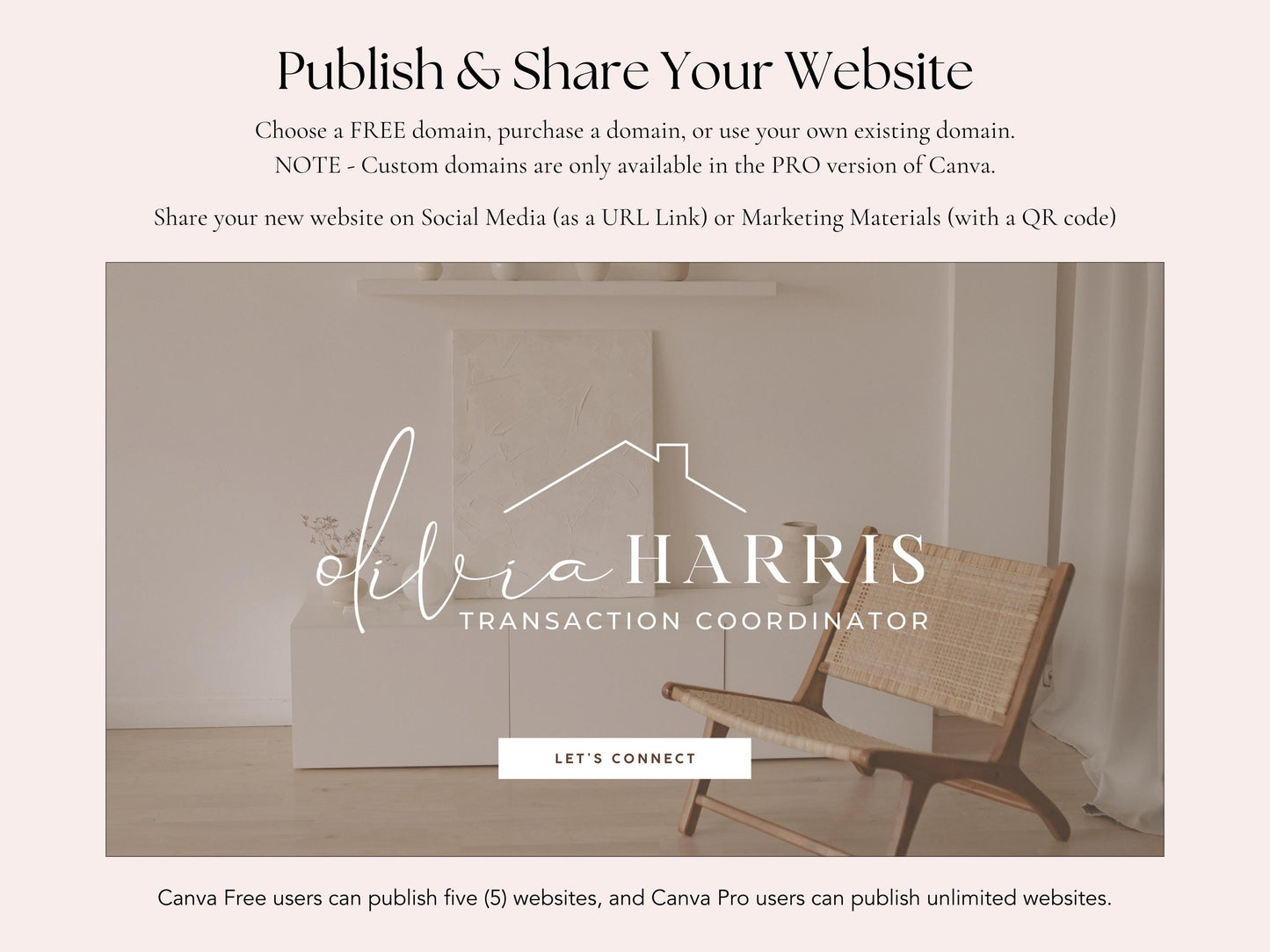 TC Professional Website Canva Template