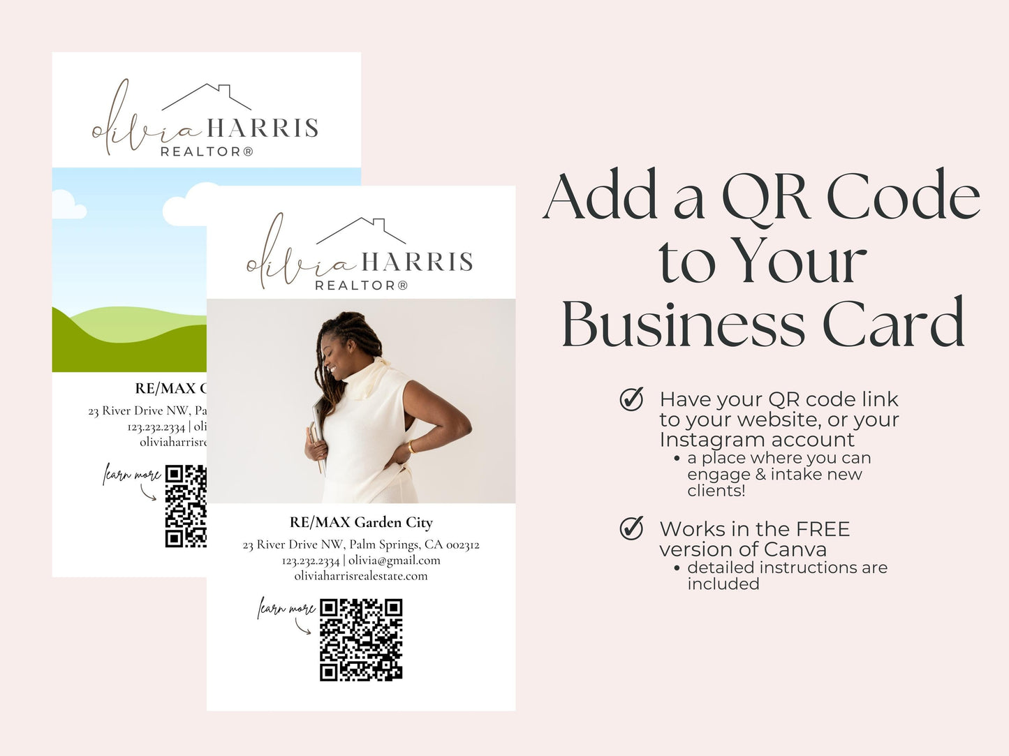 Instagram Inspired Business Card