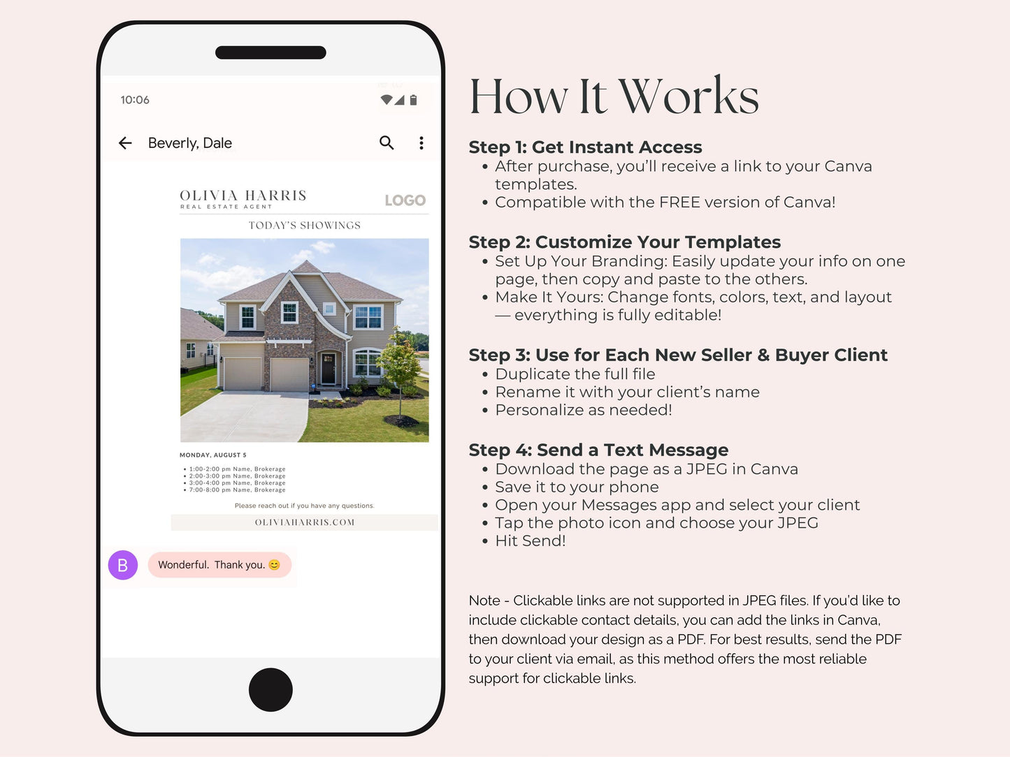 Client Journey Text Message Bundle