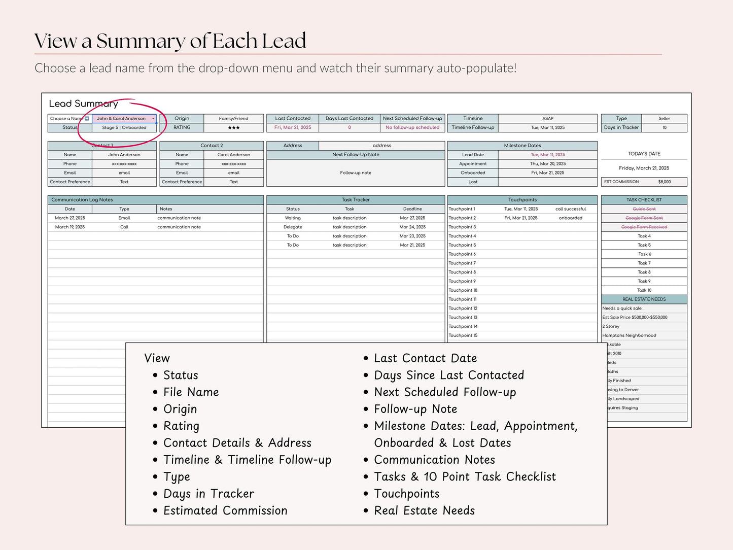 Leads Tracker