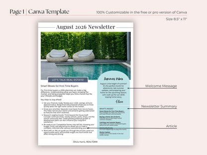 August Newsletter Vol 2
