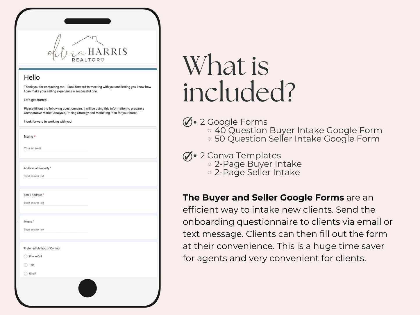 Buyer and Seller Intake Questionnaire