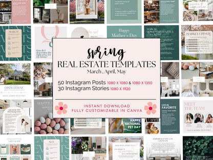 Spring Marketing Instagram Templates