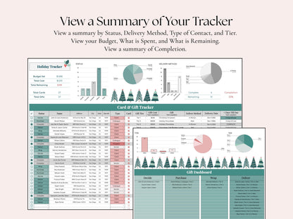 Business Holiday Card & Gift Tracker