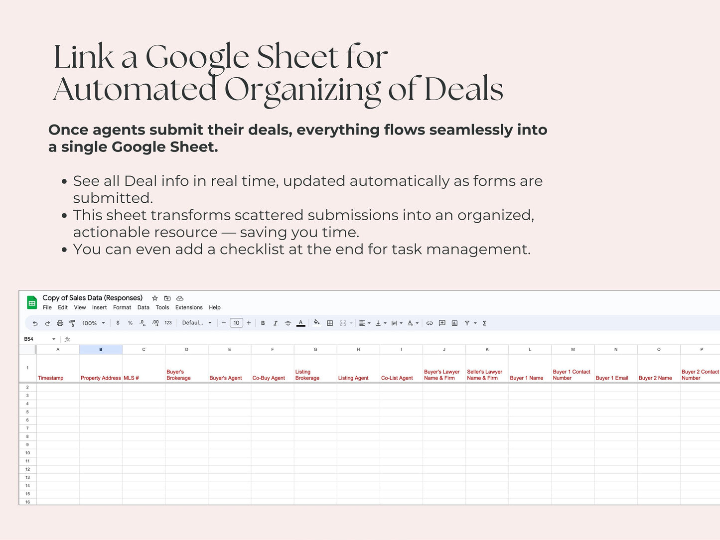 Real Estate Office Deal Submission System