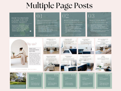 Spring Marketing Instagram Templates
