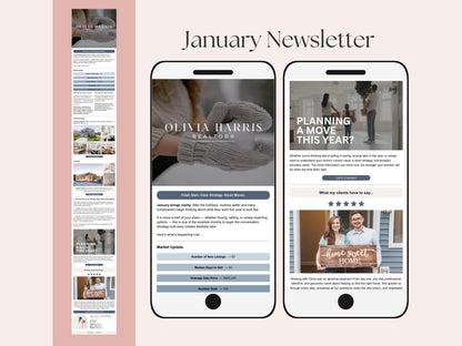 Monthly Email Newsletter Template Bundle