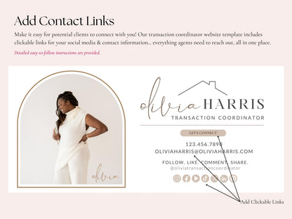 TC Professional Website Canva Template