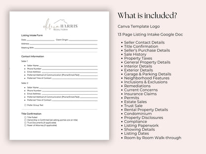 Listing Intake