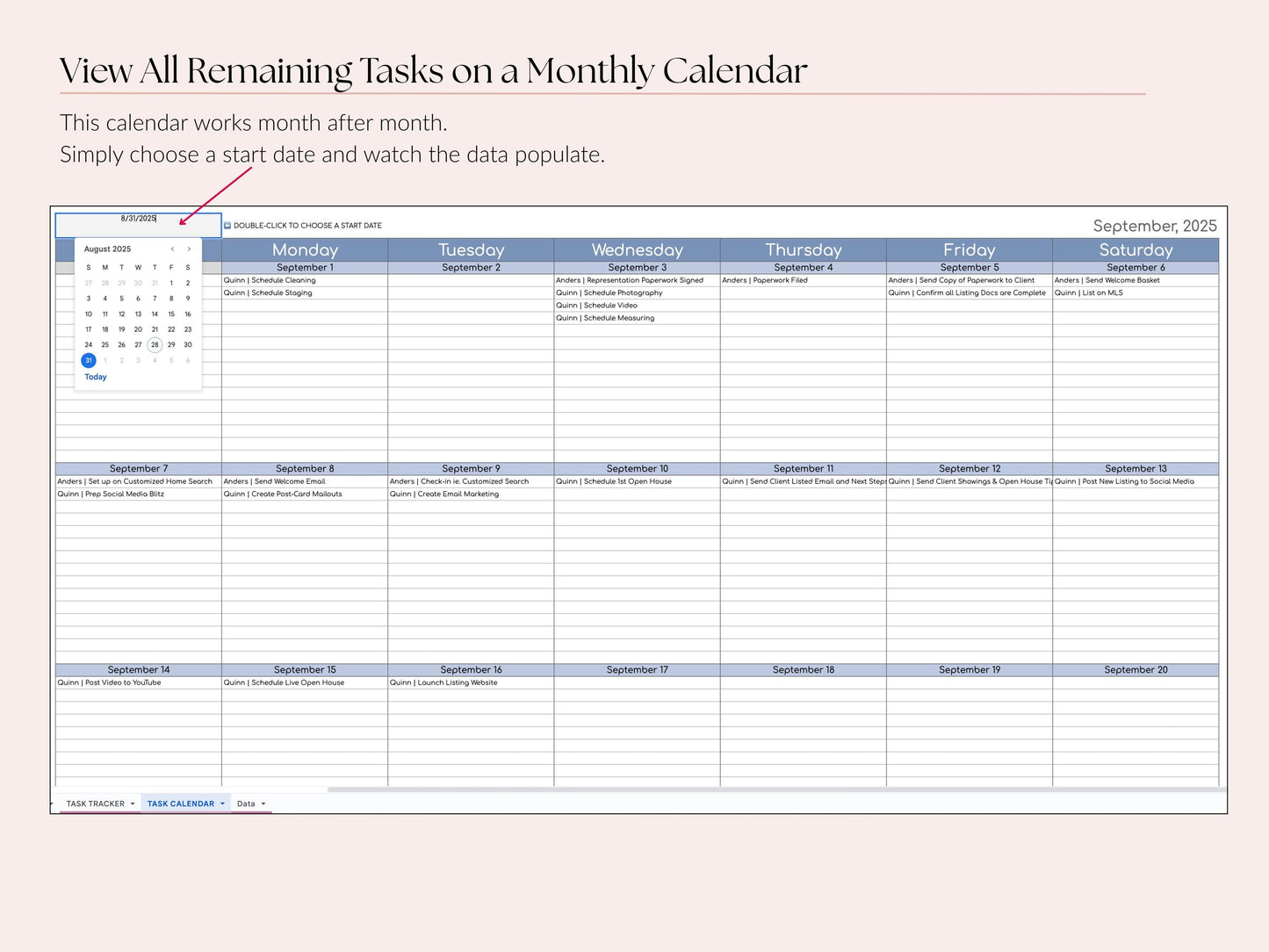 Transaction Task Tracker
