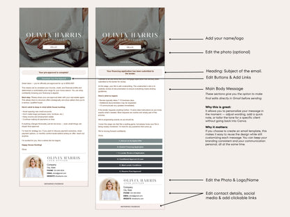 Mortgage Client Email Updates | 19 Canva Templates for Loan Officers