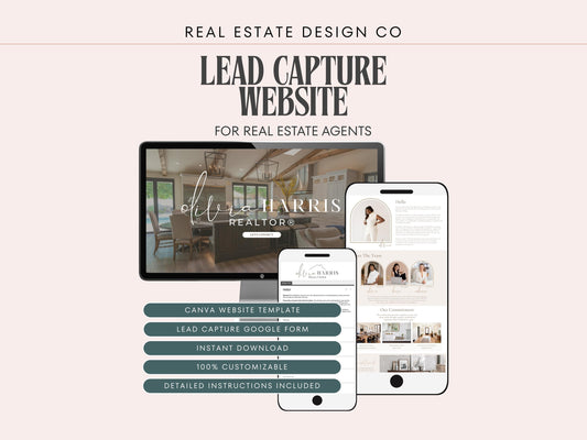 Real Estate Agent Lead Capture Website