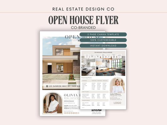 Co-Branded Open House Flyer