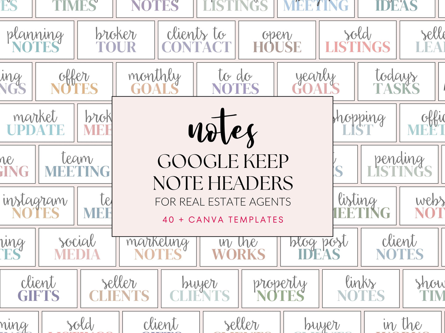 Google Keep Note Headers Vol 2