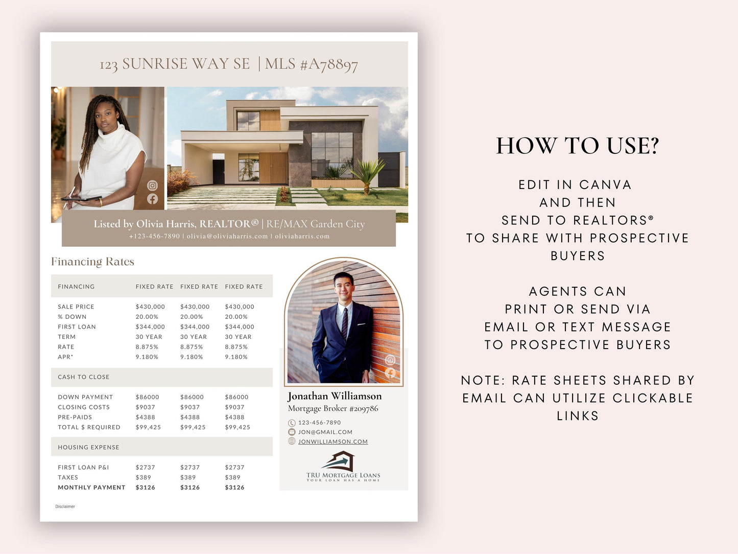 Co-Branded Mortgage Rate Sheet