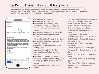 Transaction Coordinator Email Templates