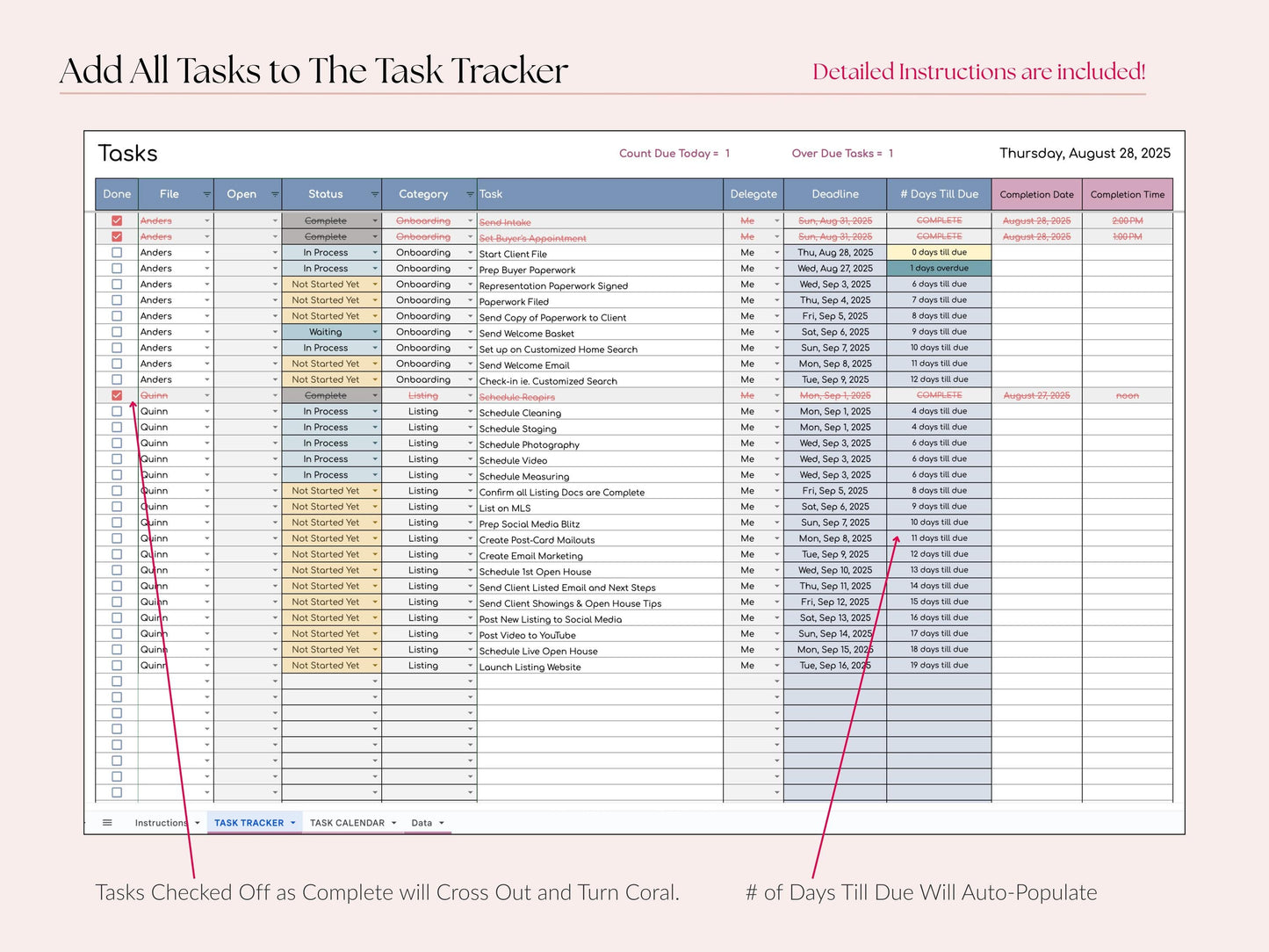 Transaction Task Tracker